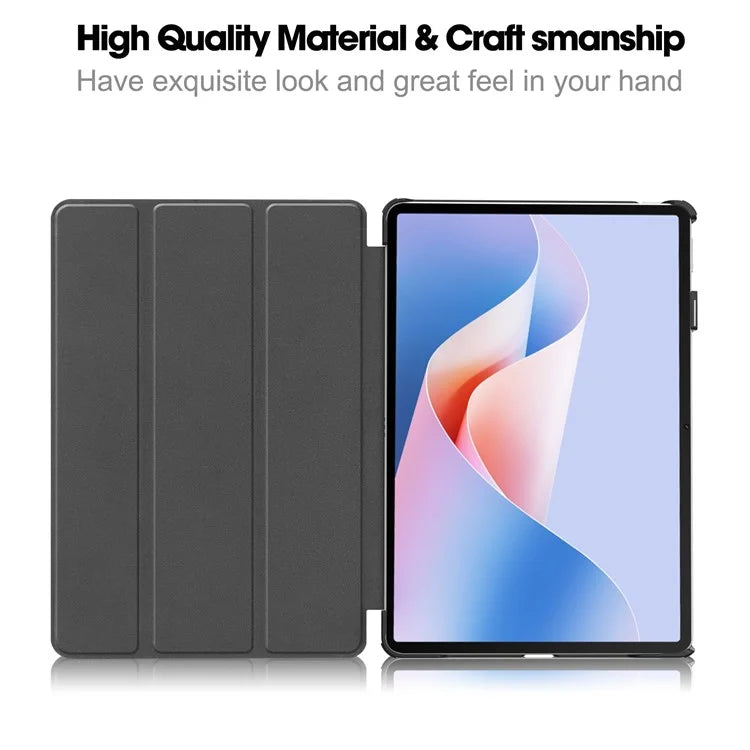 For Huawei MatePad 11.5 S Case Tri-Fold Stand Pattern Print Leather Tablet Cover with Auto Wake / Sleep