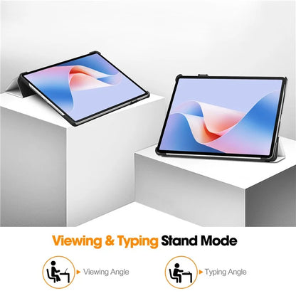 For Huawei MatePad 11.5 S Case Tri-Fold Stand Pattern Print Leather Tablet Cover with Auto Wake / Sleep