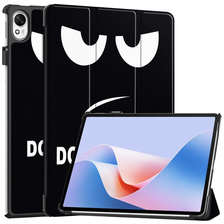 For Huawei MatePad 11.5 S Case Tri-Fold Stand Pattern Print Leather Tablet Cover with Auto Wake / Sleep