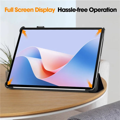For Huawei MatePad 11.5 S Case Tri-Fold Stand Pattern Print Leather Tablet Cover with Auto Wake / Sleep