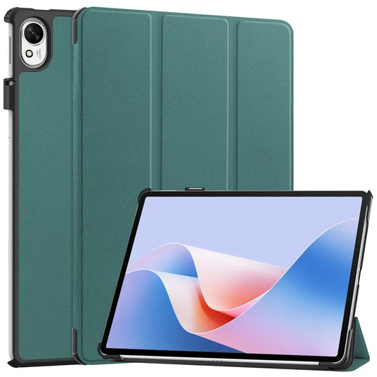 For Huawei MatePad 11.5 S Case Auto Wake / Sleep Tri-Fold Stand Leather Tablet Coverish Green