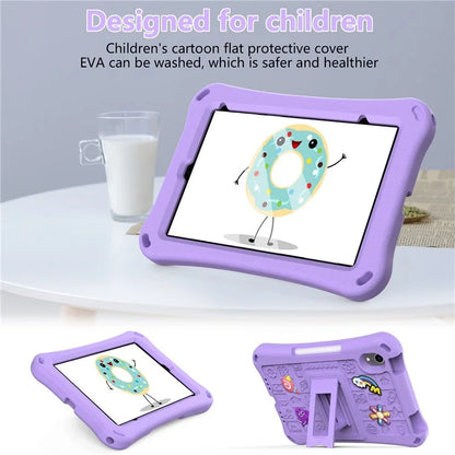 For iPad mini (2021) Case EVA Tablet Kickstand Cover with Shoulder Strap
