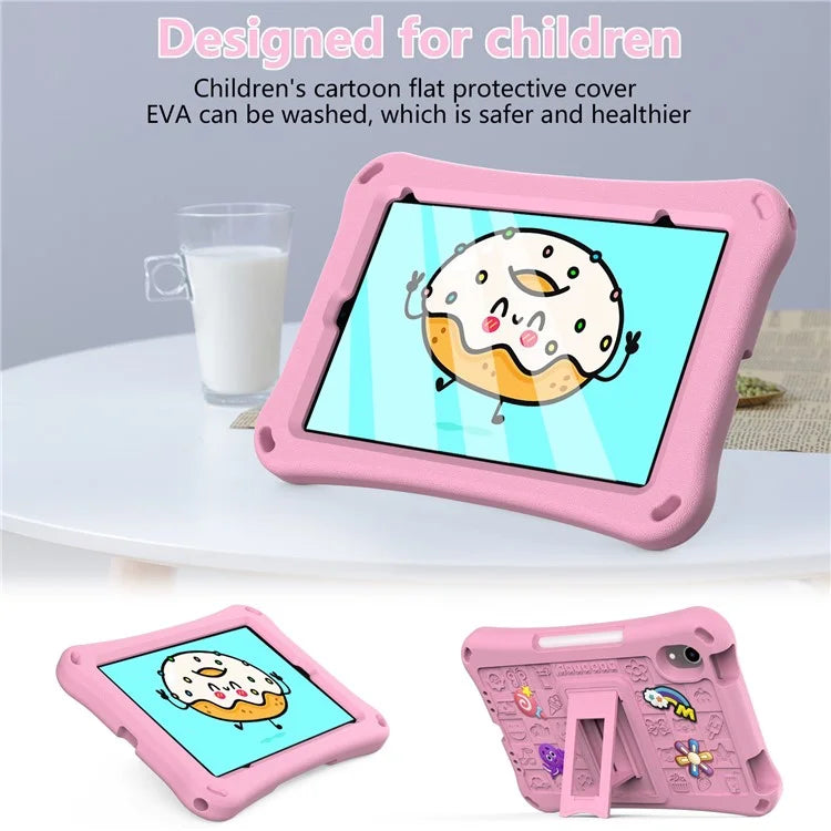 For iPad mini (2021) Case EVA Tablet Kickstand Cover with Shoulder Strap