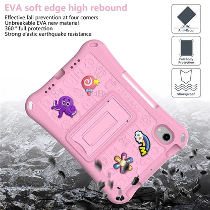 For iPad mini (2021) Case EVA Tablet Kickstand Cover with Shoulder Strap