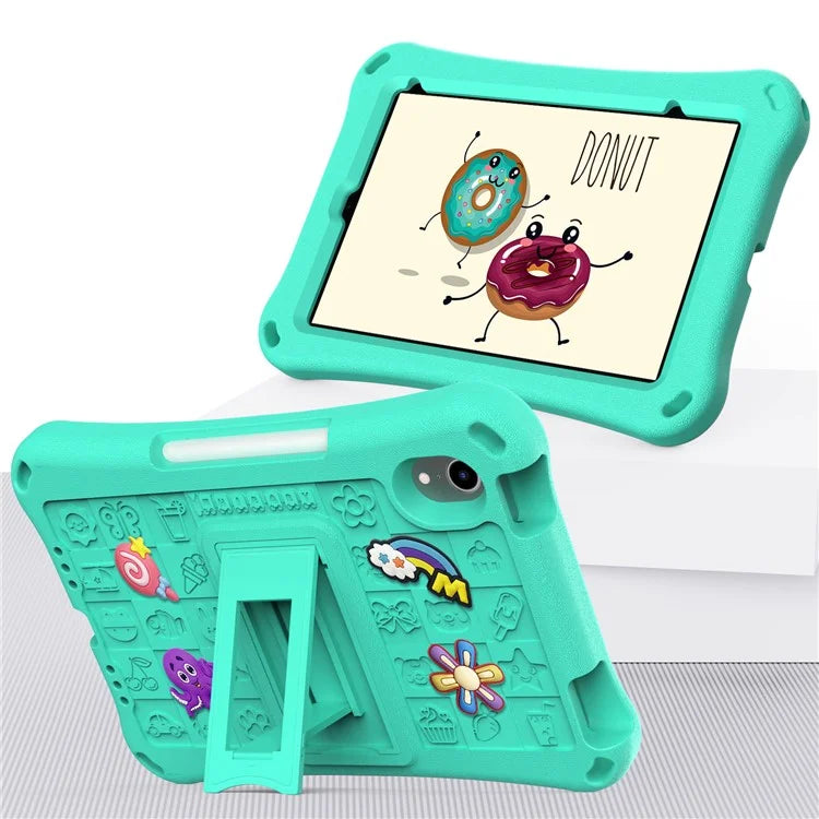 For iPad mini (2021) Case EVA Tablet Kickstand Cover with Shoulder Strap
