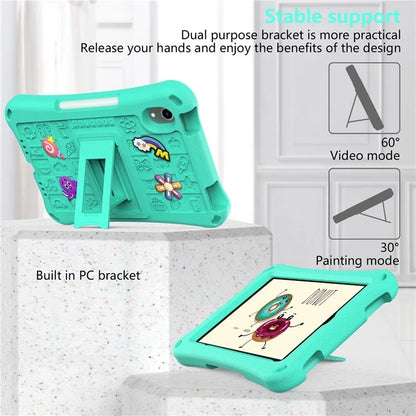 For iPad mini (2021) Case EVA Tablet Kickstand Cover with Shoulder Strap