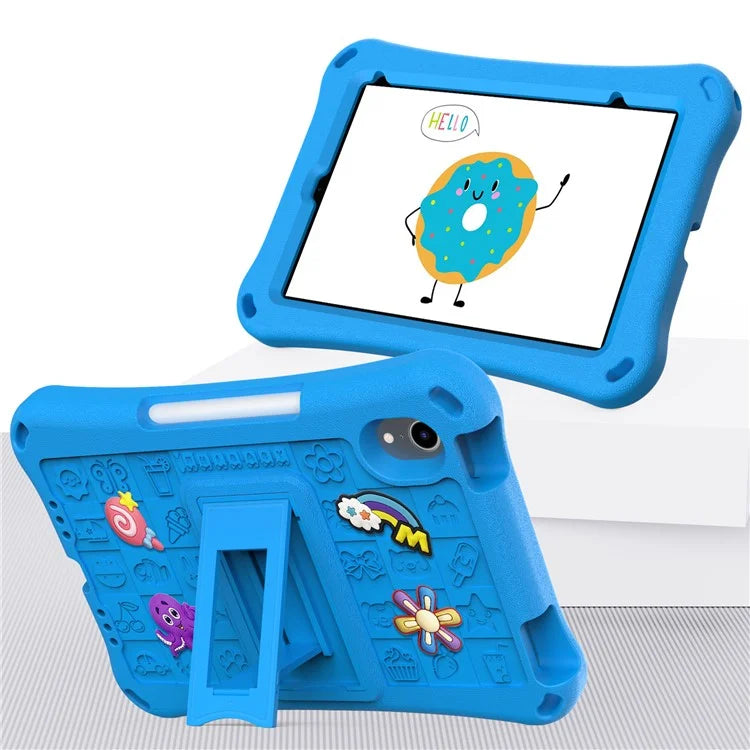For iPad mini (2021) Case EVA Tablet Kickstand Cover with Shoulder Strap