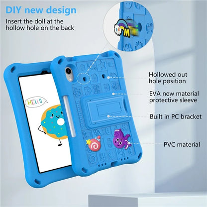 For iPad mini (2021) Case EVA Tablet Kickstand Cover with Shoulder Strap