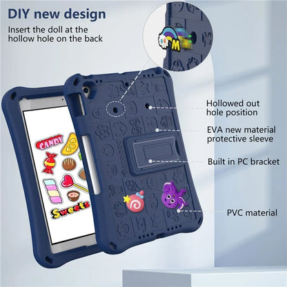 For iPad 10.2 (2021) / (2020) / (2019) / Air 10.5 inch (2019) Case EVA Protective Cover with Shoulder Strap Kickstand