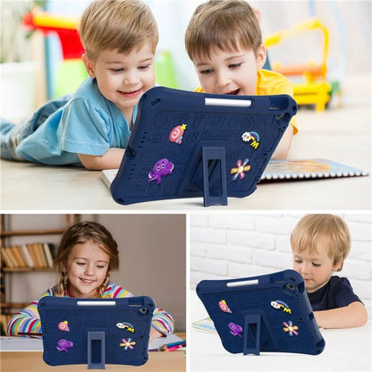 For iPad 10.2 (2021) / (2020) / (2019) / Air 10.5 inch (2019) Case EVA Protective Cover with Shoulder Strap Kickstand