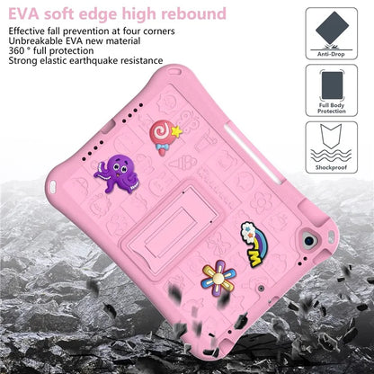 For iPad 10.2 (2021) / (2020) / (2019) / Air 10.5 inch (2019) Case EVA Protective Cover with Shoulder Strap Kickstand