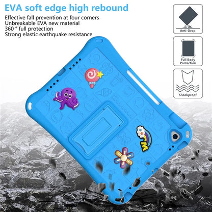 For iPad 10.2 (2021) / (2020) / (2019) / Air 10.5 inch (2019) Case EVA Protective Cover with Shoulder Strap Kickstand
