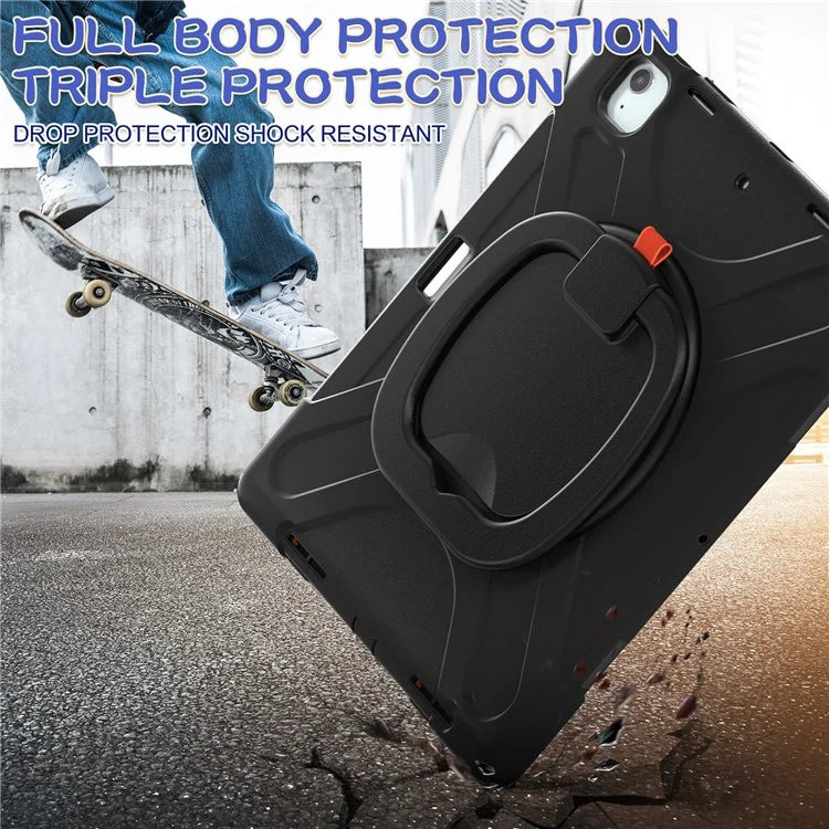 For iPad Air 13 (2024) / iPad Pro 12.9 (2022) / (2021) / (2020) / (2018) Case PC+Silicone Tablet Cover Kickstand