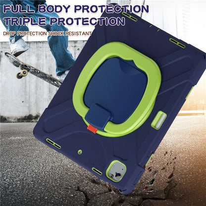 For iPad Air 13 (2024)  /  iPad Pro 12.9 (2022)  /  (2021)  /  (2020)  /  (2018) Case TPU+PC+Silicone Tablet Cover Kickstand