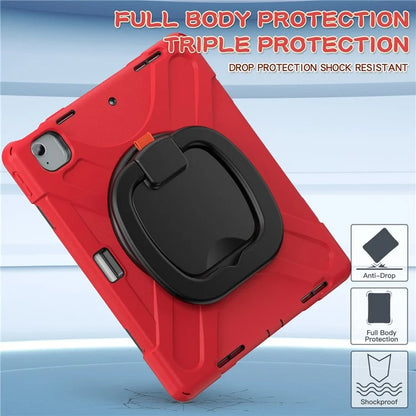 For iPad Air 13 (2024)  /  iPad Pro 12.9 (2022)  /  (2021)  /  (2020)  /  (2018) Case TPU+PC+Silicone Tablet Cover Kickstand