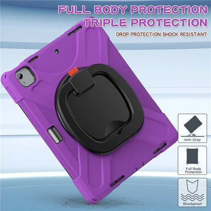 For iPad Air 13 (2024)  /  iPad Pro 12.9 (2022)  /  (2021)  /  (2020)  /  (2018) Case TPU+PC+Silicone Tablet Cover Kickstand