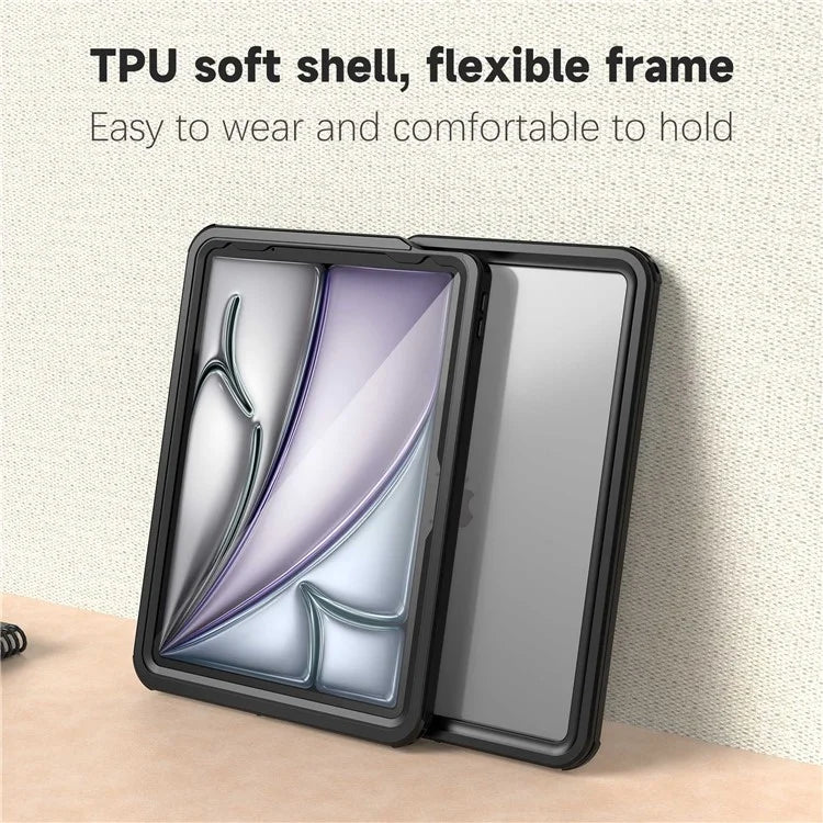 FS For iPad Air 11 (2024) / Air (2020) / Air (2022) PC+PET+TPU Tablet Case IP68 Waterproof Cover