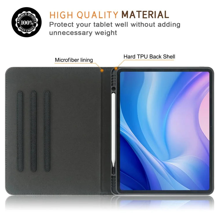 For iPad Air 13 (2024) / iPad Pro 13 (2024) / Pro 12.9 (2022) / (2021) / (2020) / (2018) Leather Case Tablet Cover
