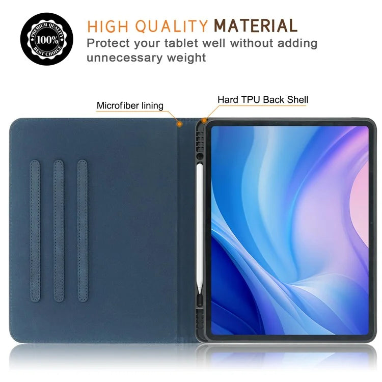 For iPad Air 13 (2024) / iPad Pro 13 (2024) / Pro 12.9 (2022) / (2021) / (2020) / (2018) Leather Case Tablet Cover