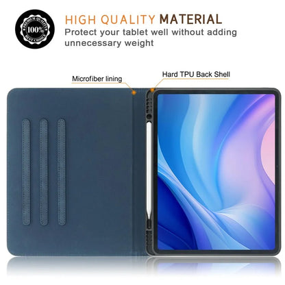 For iPad Air 13 (2024) / iPad Pro 13 (2024) / Pro 12.9 (2022) / (2021) / (2020) / (2018) Leather Case Tablet Cover