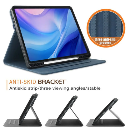 For iPad Air 13 (2024) / iPad Pro 13 (2024) / Pro 12.9 (2022) / (2021) / (2020) / (2018) Leather Case Tablet Cover