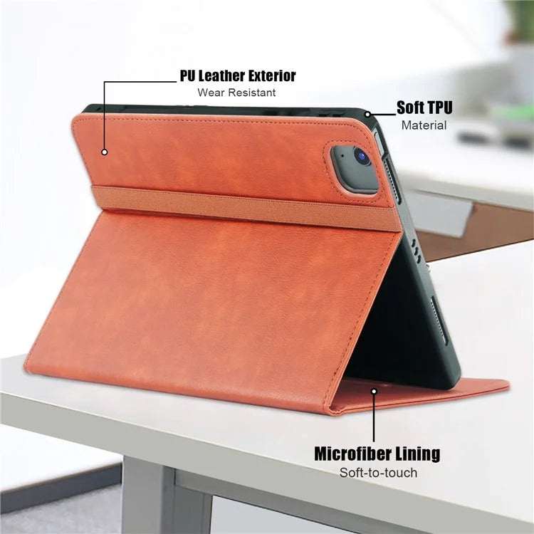 For iPad Air 13 (2024) / iPad Pro 13 (2024) / Pro 12.9 (2022) / (2021) / (2020) / (2018) Leather Case Tablet Cover