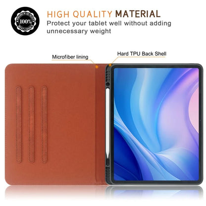 For iPad Air 13 (2024) / iPad Pro 13 (2024) / Pro 12.9 (2022) / (2021) / (2020) / (2018) Leather Case Tablet Cover