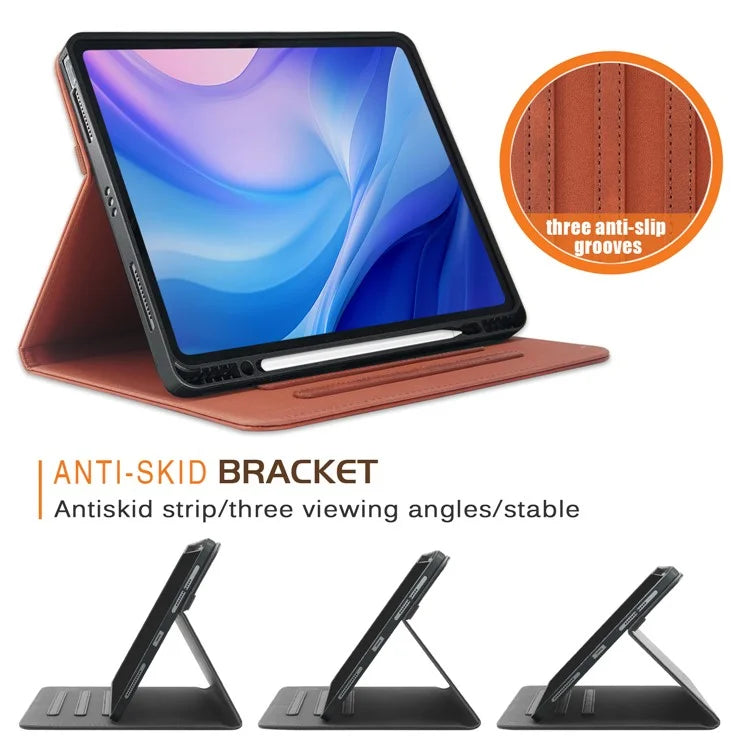 For iPad Air 13 (2024) / iPad Pro 13 (2024) / Pro 12.9 (2022) / (2021) / (2020) / (2018) Leather Case Tablet Cover