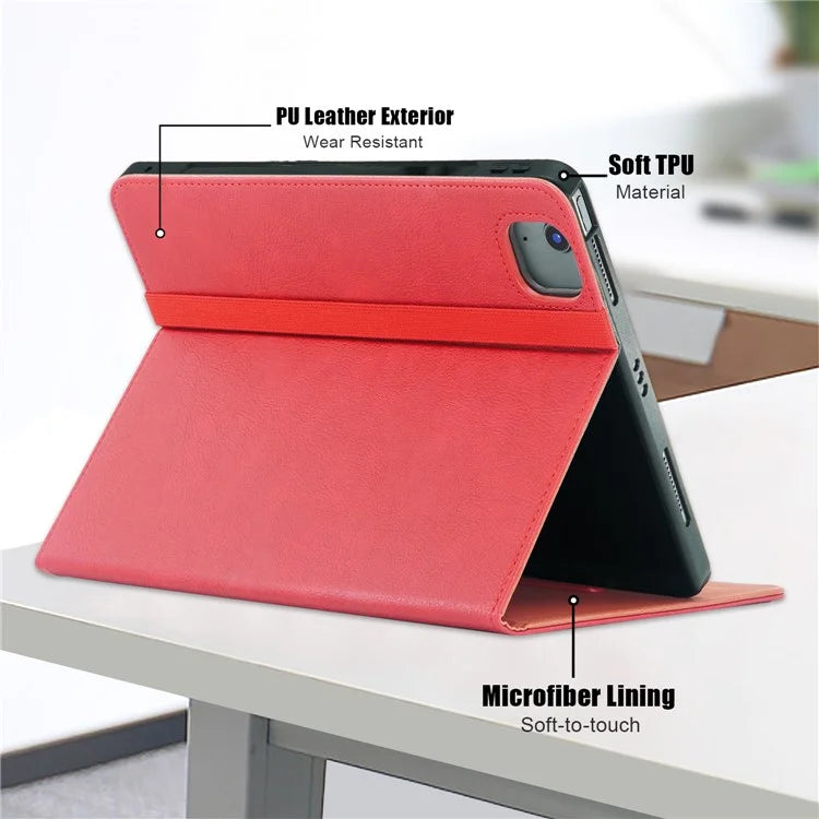 For iPad Air 13 (2024) / iPad Pro 13 (2024) / Pro 12.9 (2022) / (2021) / (2020) / (2018) Leather Case Tablet Cover