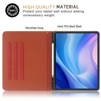 For iPad Air 13 (2024) / iPad Pro 13 (2024) / Pro 12.9 (2022) / (2021) / (2020) / (2018) Leather Case Tablet Cover