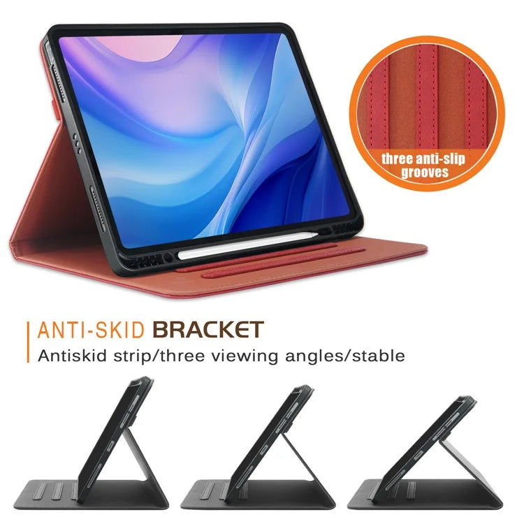 For iPad Air 13 (2024) / iPad Pro 13 (2024) / Pro 12.9 (2022) / (2021) / (2020) / (2018) Leather Case Tablet Cover