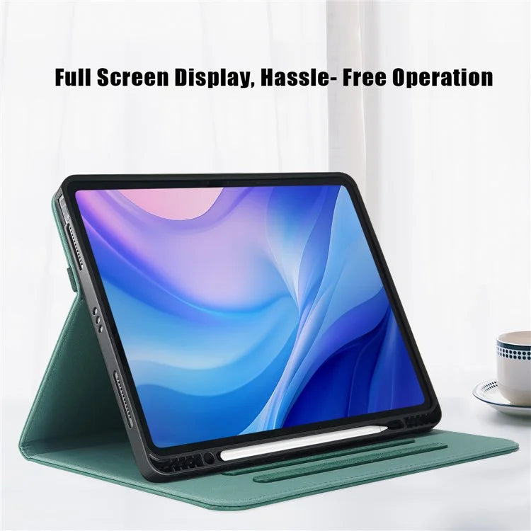 For iPad Air 13 (2024) / iPad Pro 13 (2024) / Pro 12.9 (2022) / (2021) / (2020) / (2018) Leather Case Tablet Cover