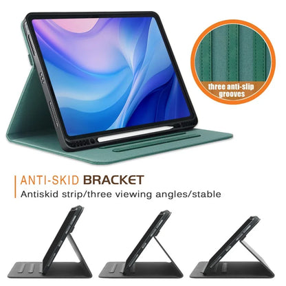 For iPad Air 13 (2024) / iPad Pro 13 (2024) / Pro 12.9 (2022) / (2021) / (2020) / (2018) Leather Case Tablet Cover