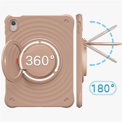 For iPad 10.9 (2022) Case PC+Silicone+TPU Tablet Cover with Rotating Grip Handle