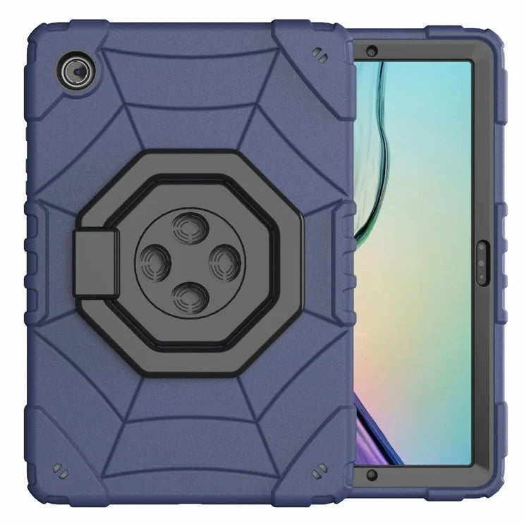 For Samsung Galaxy Tab A8 10.5 (2021) / (2022) Case Kickstand Spider Style PC+TPU Rugged Protective Cover