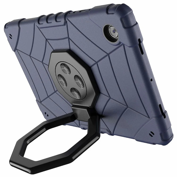 For Samsung Galaxy Tab A8 10.5 (2021) / (2022) Case Kickstand Spider Style PC+TPU Rugged Protective Cover