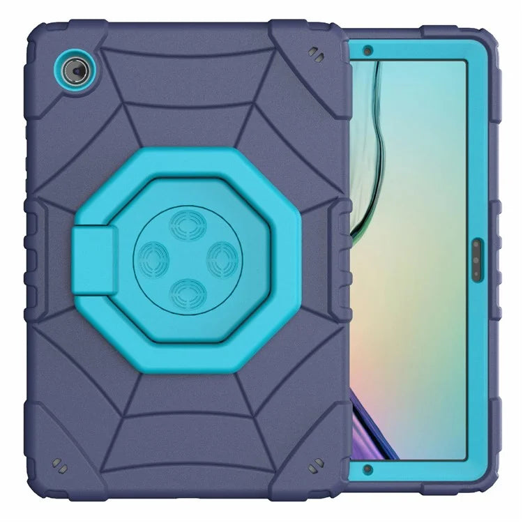For Samsung Galaxy Tab A8 10.5 (2021) / (2022) Case Kickstand Spider Style PC+TPU Rugged Protective Cover