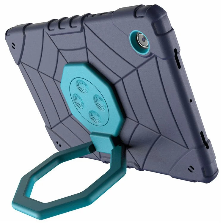 For Samsung Galaxy Tab A8 10.5 (2021) / (2022) Case Kickstand Spider Style PC+TPU Rugged Protective Cover