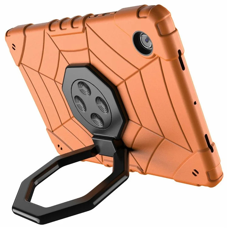 For Samsung Galaxy Tab A8 10.5 (2021) / (2022) Case Kickstand Spider Style PC+TPU Rugged Protective Cover
