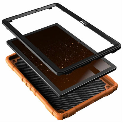 For Samsung Galaxy Tab A8 10.5 (2021) / (2022) Case Kickstand Spider Style PC+TPU Rugged Protective Cover