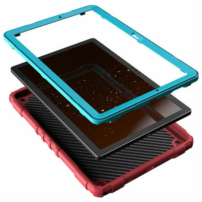 For Samsung Galaxy Tab A8 10.5 (2021) / (2022) Case Kickstand Spider Style PC+TPU Rugged Protective Cover