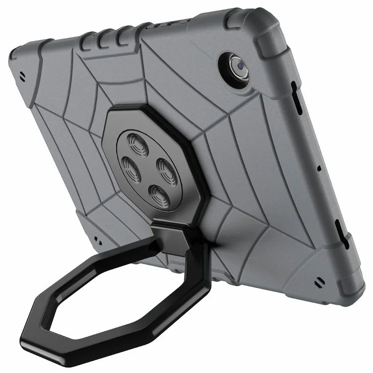 For Samsung Galaxy Tab A8 10.5 (2021) / (2022) Case Kickstand Spider Style PC+TPU Rugged Protective Cover