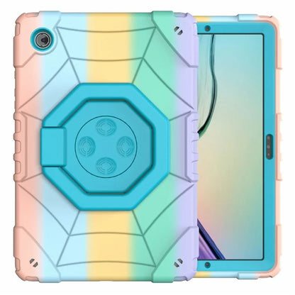 For Samsung Galaxy Tab A8 10.5 (2021) / (2022) Case Kickstand Spider Style PC+TPU Rugged Protective Cover
