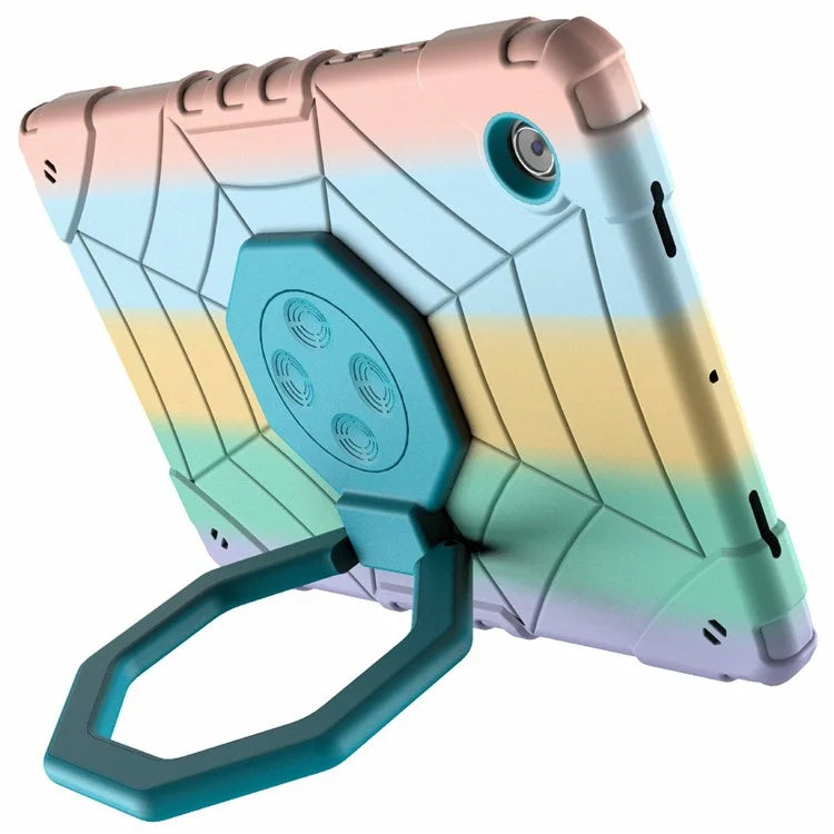 For Samsung Galaxy Tab A8 10.5 (2021) / (2022) Case Kickstand Spider Style PC+TPU Rugged Protective Cover