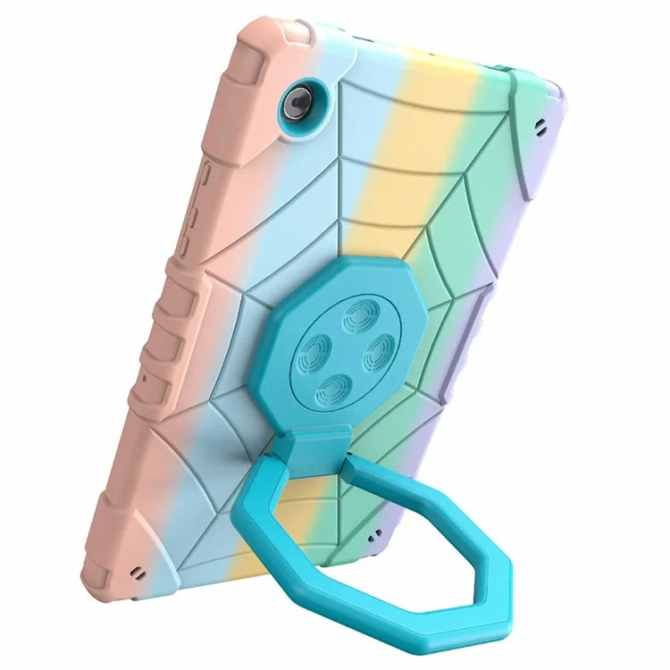 For Samsung Galaxy Tab A8 10.5 (2021) / (2022) Case Kickstand Spider Style PC+TPU Rugged Protective Cover