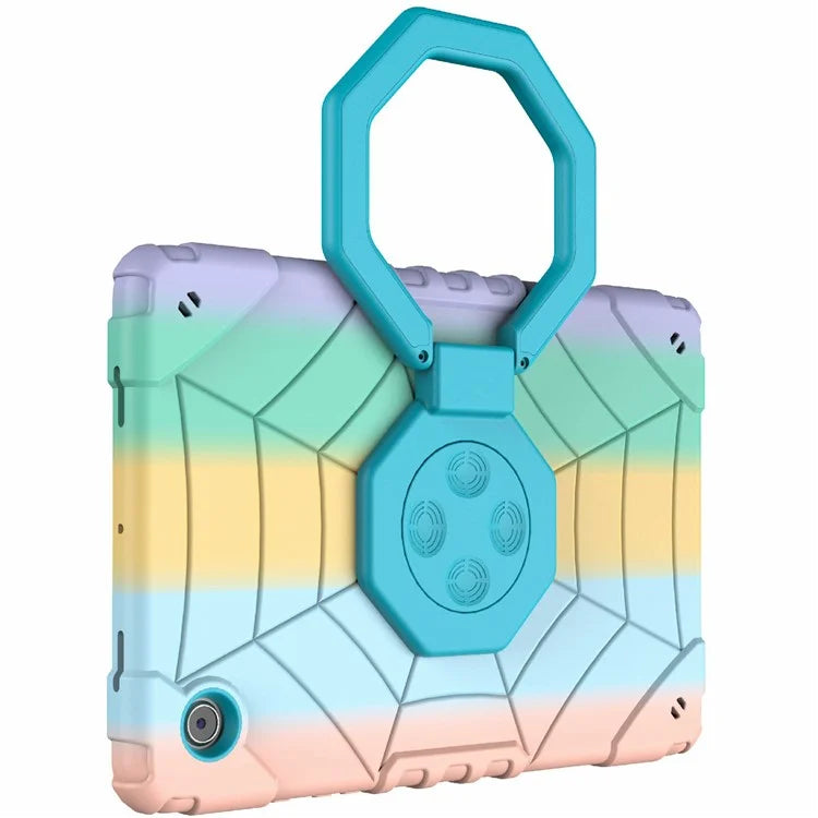 For Samsung Galaxy Tab A8 10.5 (2021) / (2022) Case Kickstand Spider Style PC+TPU Rugged Protective Cover