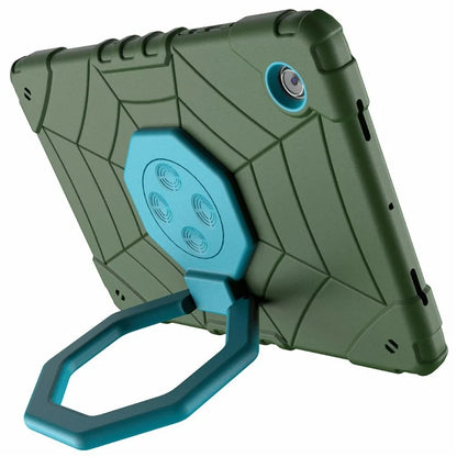 For Samsung Galaxy Tab A8 10.5 (2021) / (2022) Case Kickstand Spider Style PC+TPU Rugged Protective Cover