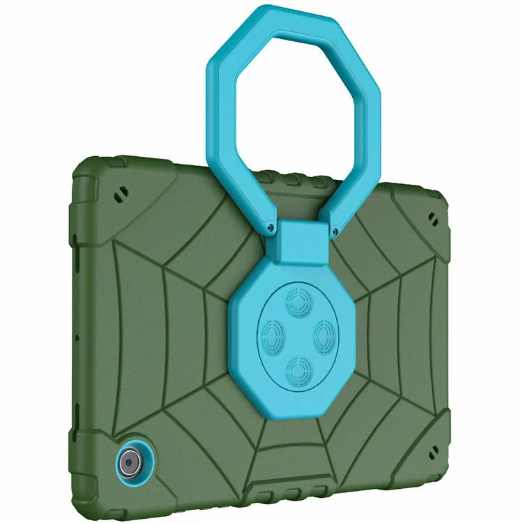 For Samsung Galaxy Tab A8 10.5 (2021) / (2022) Case Kickstand Spider Style PC+TPU Rugged Protective Cover