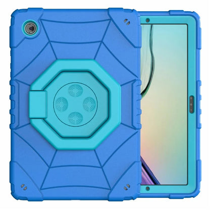 For Samsung Galaxy Tab A8 10.5 (2021) / (2022) Case Kickstand Spider Style PC+TPU Rugged Protective Cover