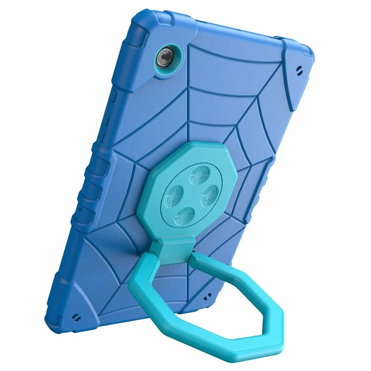 For Samsung Galaxy Tab A8 10.5 (2021) / (2022) Case Kickstand Spider Style PC+TPU Rugged Protective Cover